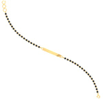 Load image into Gallery viewer, Dainty Gold Bar Men's Mangalsutra Bracelet