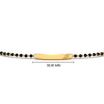 Load image into Gallery viewer, Dainty Gold Bar Men's Mangalsutra Bracelet