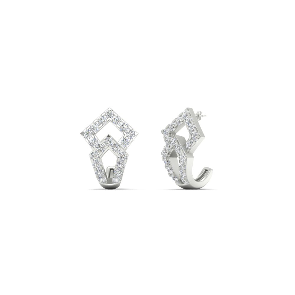 Delicate J Hoops For Teenage Girls Earrings