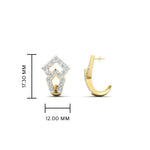 Load image into Gallery viewer, Delicate J Hoops For Teenage Girls Earrings