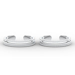 Load image into Gallery viewer, delicate-beaded-adjustable-toe-ring-sterling-silver-mgs11436angle1-nl-wg
