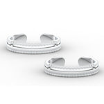 Load image into Gallery viewer, delicate-beaded-adjustable-toe-ring-sterling-silver-mgs11436angle3-nl-wg