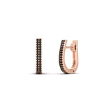 Load image into Gallery viewer, Delicate Diamond Hoop Earrings