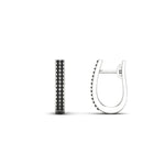 Load image into Gallery viewer, Delicate Diamond Hoop Earrings