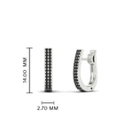 Load image into Gallery viewer, Delicate Diamond Hoop Earrings