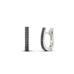 Load image into Gallery viewer, Delicate Diamond Hoop Earrings