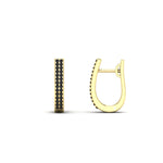 Load image into Gallery viewer, Delicate Diamond Hoop Earrings