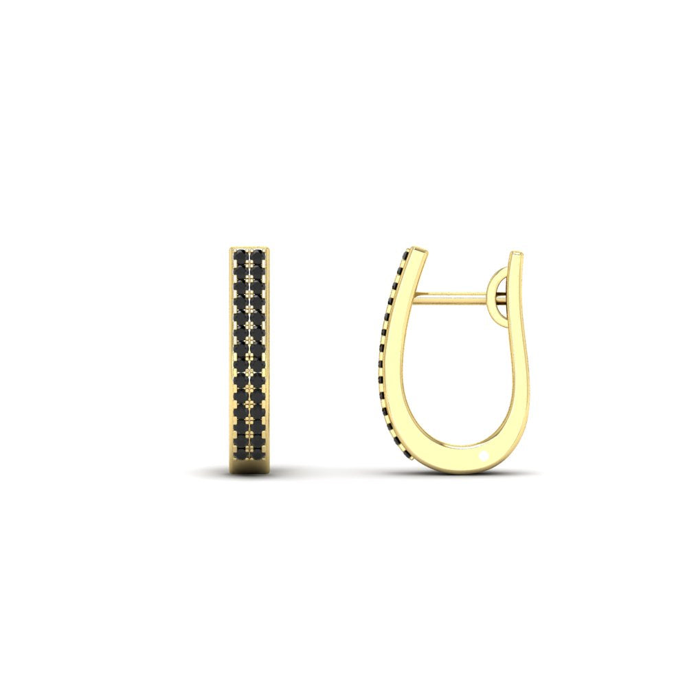 Delicate Diamond Hoop Earrings