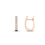 Load image into Gallery viewer, Delicate Diamond Hoop Earrings