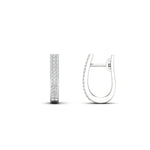 Load image into Gallery viewer, Delicate Diamond Hoop Earrings