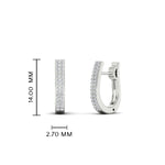 Load image into Gallery viewer, Delicate Diamond Hoop Earrings