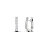 Load image into Gallery viewer, Delicate Diamond Hoop Earrings
