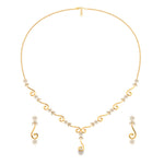 Load image into Gallery viewer, Delicate Diamond Necklace With Earrings