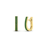 Load image into Gallery viewer, Delicate Diamond Hoop Earrings
