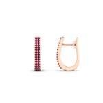 Load image into Gallery viewer, Delicate Diamond Hoop Earrings
