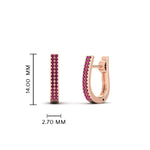 Load image into Gallery viewer, Delicate Diamond Hoop Earrings