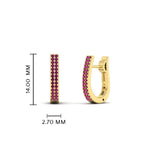 Load image into Gallery viewer, Delicate Diamond Hoop Earrings