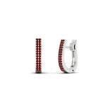 Load image into Gallery viewer, Delicate Diamond Hoop Earrings
