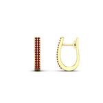 Load image into Gallery viewer, Delicate Diamond Hoop Earrings