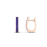 Load image into Gallery viewer, Delicate Diamond Hoop Earrings