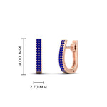 Load image into Gallery viewer, Delicate Diamond Hoop Earrings