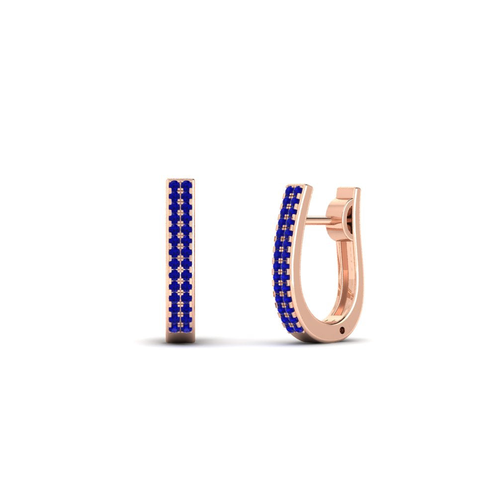 Delicate Diamond Hoop Earrings