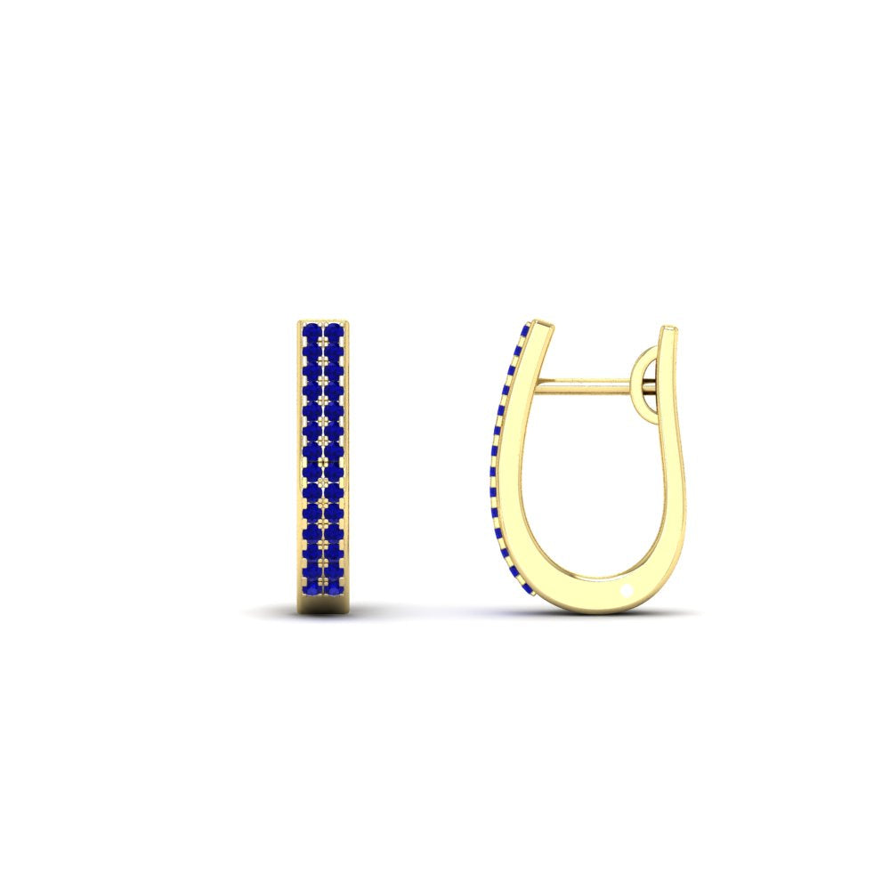 Delicate Diamond Hoop Earrings