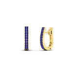 Load image into Gallery viewer, Delicate Diamond Hoop Earrings