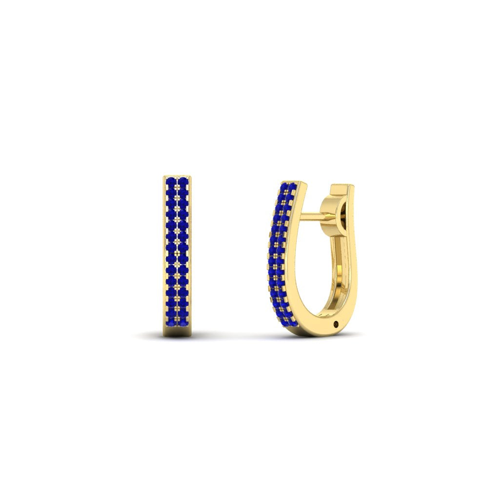 Delicate Diamond Hoop Earrings