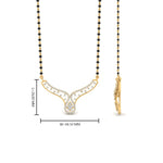 Load image into Gallery viewer, Delicate Traditional Diamond Mangalsutra
