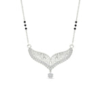 Load image into Gallery viewer, diamond-filigree-tanmaniya-3-black-beads-mangalsutra-in-white-gold-mgs9027angle1-nl-wg.jpg?v=1781774865