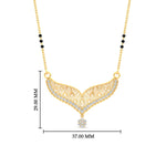 Load image into Gallery viewer, diamond-filigree-tanmaniya-3-black-beads-mangalsutra-in-yellow-gold-mgs9027angle1-nl-yg-hw.jpg?v=1781774865
