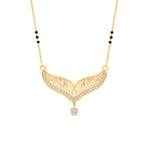 Load image into Gallery viewer, diamond-filigree-tanmaniya-3-black-beads-mangalsutra-in-yellow-gold-mgs9027angle1-nl-yg.jpg?v=1781774864