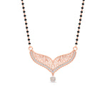 Load image into Gallery viewer, diamond-filigree-tanmaniya-mangalsutra-in-rose-gold-mgs9027angle1-nl-rg.jpg?v=1781774657