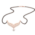 Load image into Gallery viewer, diamond-filigree-tanmaniya-mangalsutra-in-rose-gold-mgs9027sleep-nl-rg.jpg?v=1781774657