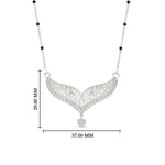 Load image into Gallery viewer, diamond-filigree-tanmaniya-spaced-out-mangalsutra-in-white-gold-mgs9027angle1-nl-wg-hw.jpg?v=1781774796