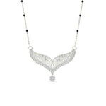 Load image into Gallery viewer, diamond-filigree-tanmaniya-spaced-out-mangalsutra-in-white-gold-mgs9027angle1-nl-wg.jpg?v=1781774796