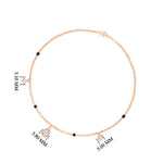 Load image into Gallery viewer, Diamond Teardrop Mangalsutra Bracelet