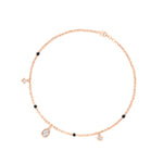 Load image into Gallery viewer, Diamond Teardrop Mangalsutra Bracelet