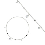Load image into Gallery viewer, Diamond Teardrop Mangalsutra Bracelet