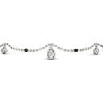Load image into Gallery viewer, Diamond Teardrop Mangalsutra Bracelet