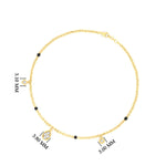 Load image into Gallery viewer, Diamond Teardrop Mangalsutra Bracelet