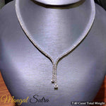 Load image into Gallery viewer, Tennis Eternity Y Diamond Necklace