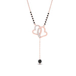 Load image into Gallery viewer, Double Heart Cute Mangalsutra Necklace