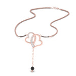 Load image into Gallery viewer, Double Heart Cute Mangalsutra Necklace