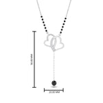 Load image into Gallery viewer, Double Heart Cute Mangalsutra Necklace
