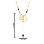 Load image into Gallery viewer, Double Heart Cute Mangalsutra Necklace