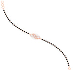 Load image into Gallery viewer, Double Infinity Mens Diamond Mangalsutra Bracelet