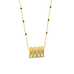 Load image into Gallery viewer, double-thali-with-delicate-black-beads-mangalsutra-in-yellow-gold-mgs11684angle3-nl-yg
