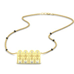 Load image into Gallery viewer, double-thali-with-delicate-black-beads-mangalsutra-in-yellow-gold-mgs11684sleep-nl-yg